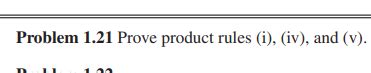 Solved (i) (fs) = fVg+gVf, (ii) V(A - B) = A x (W x B)+B x | Chegg.com