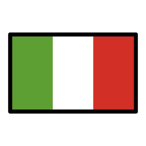 Italy flag emoji clipart. Free download transparent .PNG | Creazilla