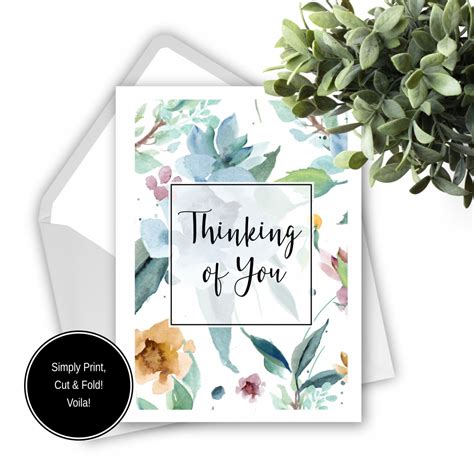 Printable Thinking Of You Cards - Best FREE Printable