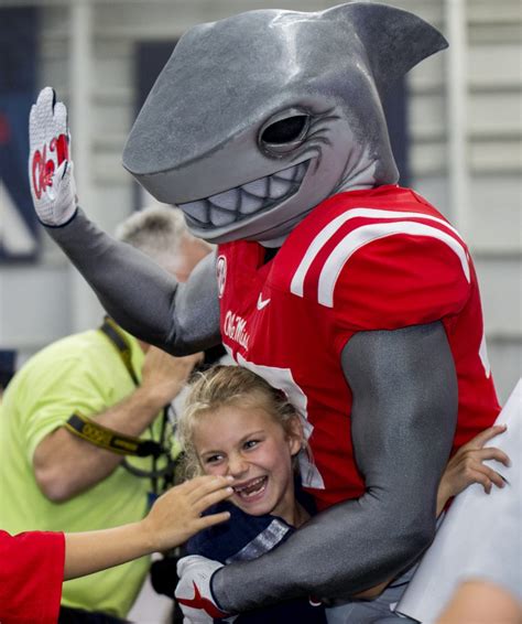 GALLERY: Ole Miss unveils new Landshark mascot in honor of Tony Fein ...