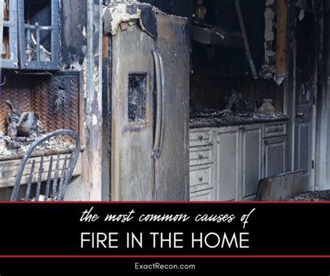 Most Common Causes of House Fires | Exact Recon Restoration