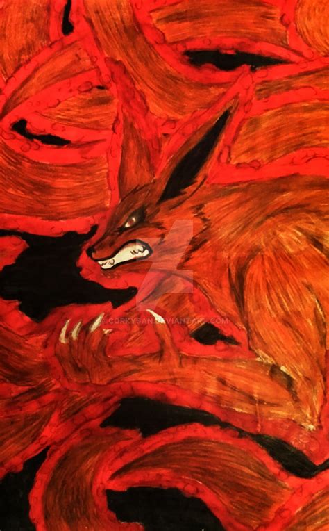 Kurama Nine Tailed Fox by corkysan on DeviantArt