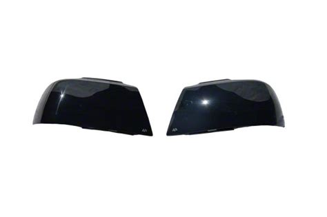 Jeep Wrangler Headlight Covers; Dark Smoke (18-24 Jeep Wrangler JL ...