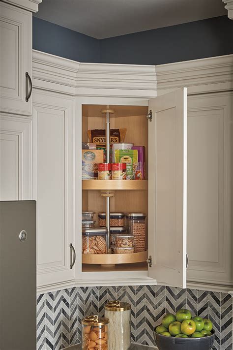 Thomasville - Organization - DIAGONAL WALL CABINET WITH LAZY SUSAN