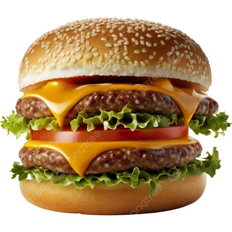 Juicy Burgers With A Transparent Background, Burger, Transparent ...