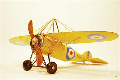 Antique Toy Airplane Photograph by Rebecca Langen