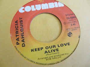 Patricia Dahlquist - Keep Our Love Alive | Releases | Discogs