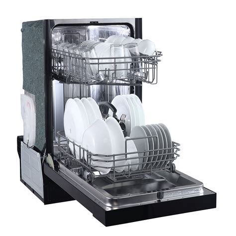 Danby DDW1804EB 18-Inch Built-In Compact Dishwasher for Small Kitchens ...