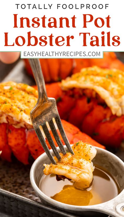 Instant Pot Lobster Tails - Easy Healthy Recipes