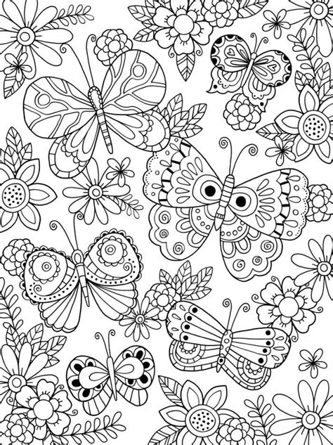 Butterfly Coloring Pages For Adults Best Coloring Pages For Kids