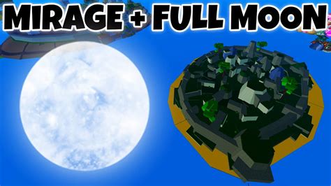 How To Find Mirage Island + Full Moon in Blox Fruits - YouTube