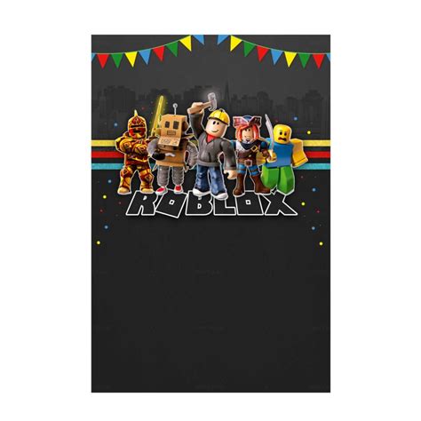 Roblox Party Invitation Template Free | Onvacationswall.com