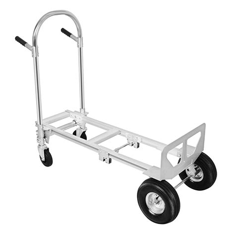 Hihone 770 Lbs Aluminum Hand Truck, 2 in 1 Heavy Duty Convertible ...