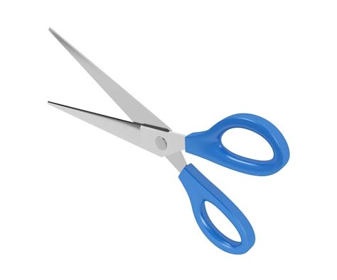 Premium Photo | Blue scissors