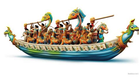 Premium AI Image | Onam boat race Happy onam Onam festival Generative ai