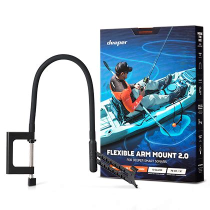 Deeper Sonar Flexible Arm Mount 2.0 for Boat or Kayak – Deepersonar