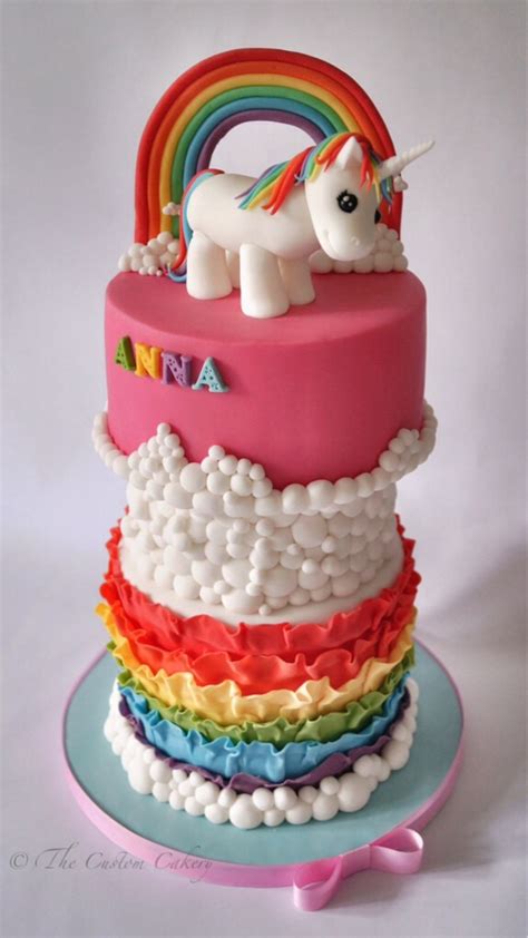 Unicorn Rainbow Cake - CakeCentral.com