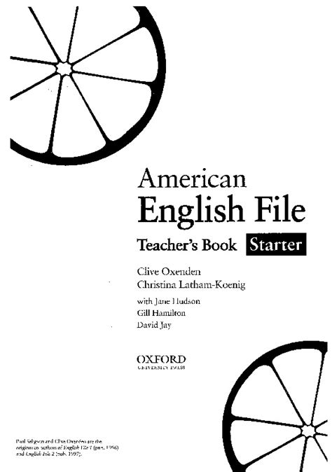 American English File Starter Teacher S Book PDF - PDFCOFFEE.COM