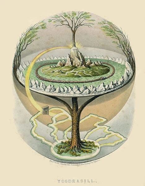 Yggdrasil, the Tree of Life in Norse mythology Our beautiful Wall Art ...