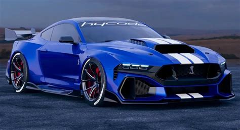 Rendering: Ford Mustang Shelby GT500 model year 2026!