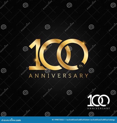 100 Years Anniversary Logo, Icon and Symbol Vector Illustration Stock ...