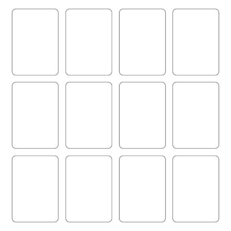 Blank Playing Card Template In 2021 | Blank Playing Cards for Blank ...