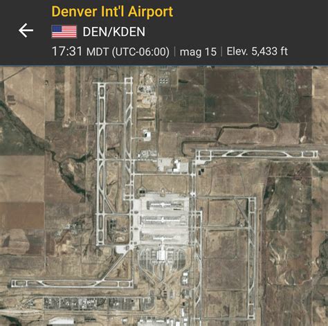 Denver International Airport and its runways. : r/accidentalswastika