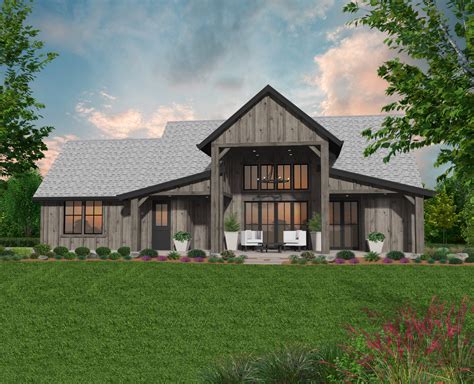 American Dream Barn House Plan | Rustic Home Designs & Floor Plans