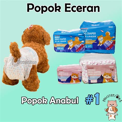 Jual Popok untuk Anjing Betina & Jantan Anjing Pet Diapers Disposable ...