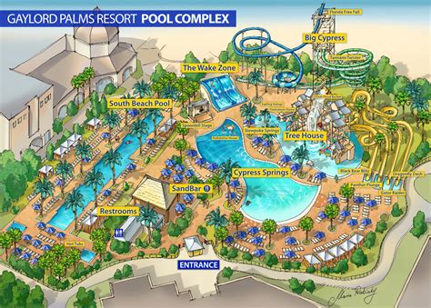 Gaylord Palms Resort Pool - Water Park, Slides, Kids Zone