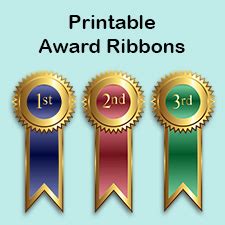 Printable Award Ribbons