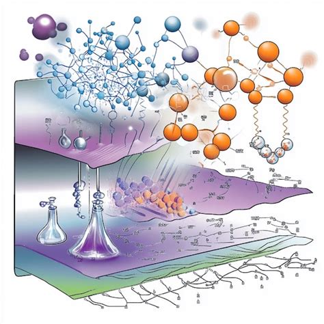 A detailed diagram of the chemical reactions involved in polymer ...