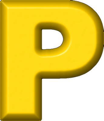 Yellow Letter P Logo - LogoDix