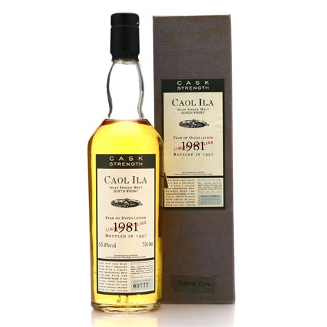 Caol Ila 1981 Flora and Fauna Cask Strength | Whisky Auctioneer