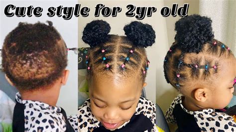 Try This Super Cute And Easy Protective Hairstyle For Toddlers With ...