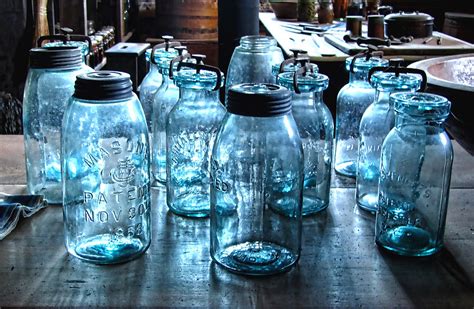 Antique Mason Jars Photograph by Mark Sellers