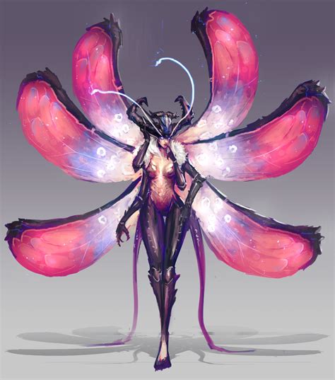 ArtStation - Succubus concept - Insect variation, Jeff Chen | Fantasy ...