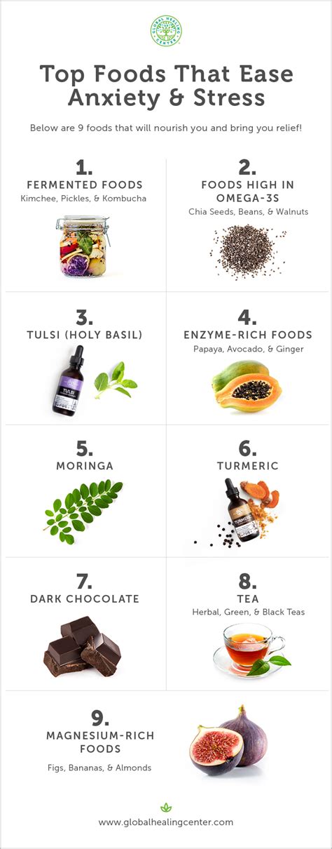 Top 9 Foods That Calm Anxiety & Reduce Stress