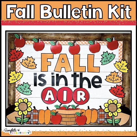 Fall Bulletin Board Kit Fall Classroom Decor Autumn - Etsy