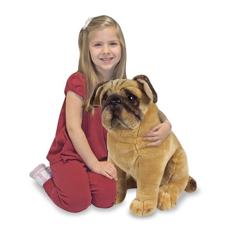 Melissa & Doug Pug Dog, Lifelike Stuffed Animal - Walmart.com