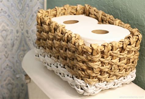 DIY Toilet Paper Storage Basket | Altamonte Family