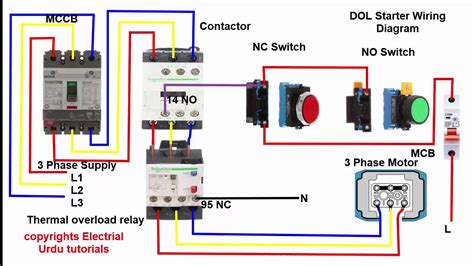 Dol Starter Power Circuit Diagram