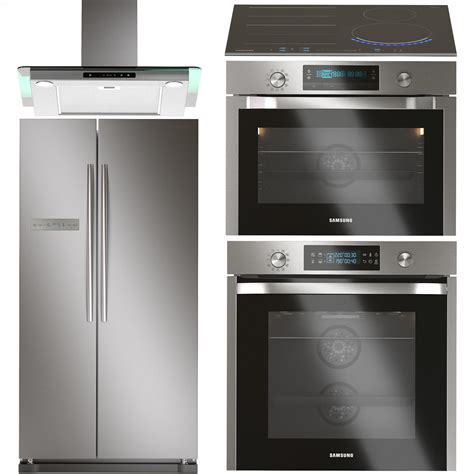 Samsung Kitchen Appliances Set 4 3D model | CGTrader