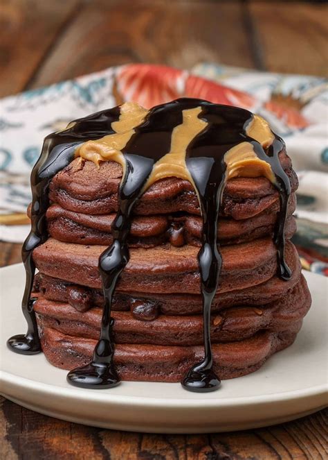 Chocolate Pancakes - Chocolate with Grace