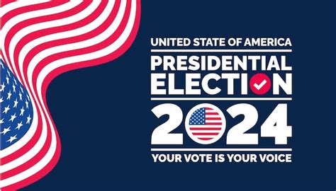 Premium Vector | Presidential election 2024 background design template ...