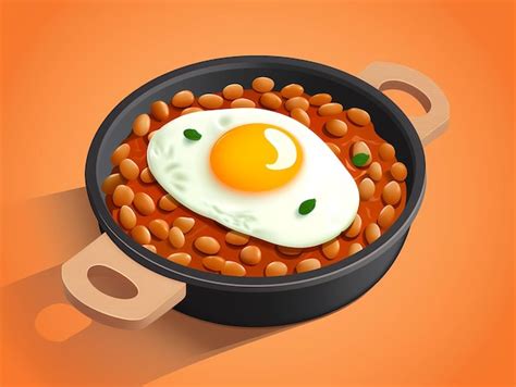 Premium AI Image | fried eggs in a frying pan