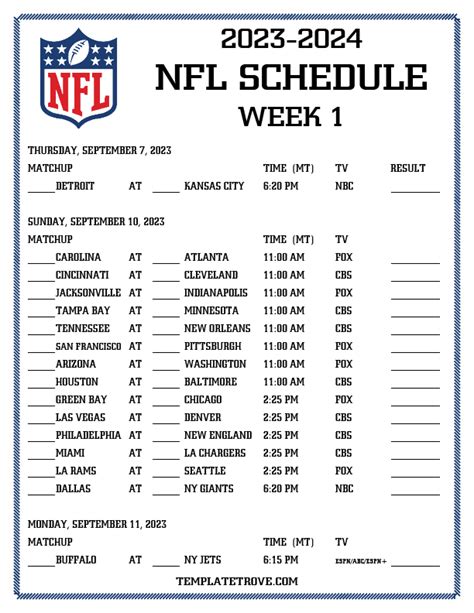 Nfl Schedule 2025 Week 5 - Tala Rose