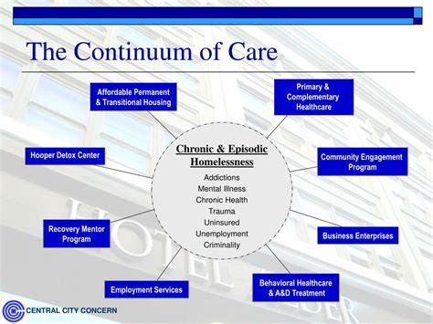 Continuum Of Care Model Diagram