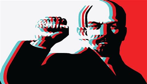 1366x768px | free download | HD wallpaper: Vladimir Lenin, poster ...