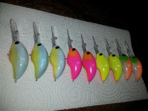 Painting A New Sized Crankbait